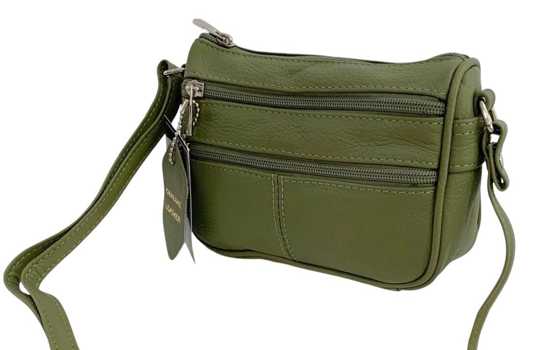 OLIVE Soft Cowhide Leather Small Handbag Crossbody Shoulder Bag  Purse for Women