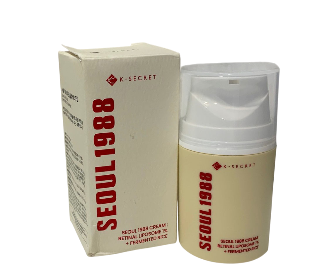 K-Secret Seoul 1988 Cream Retinal Liposome 1% + Fermented Rice 1.7oz Anti-Aging