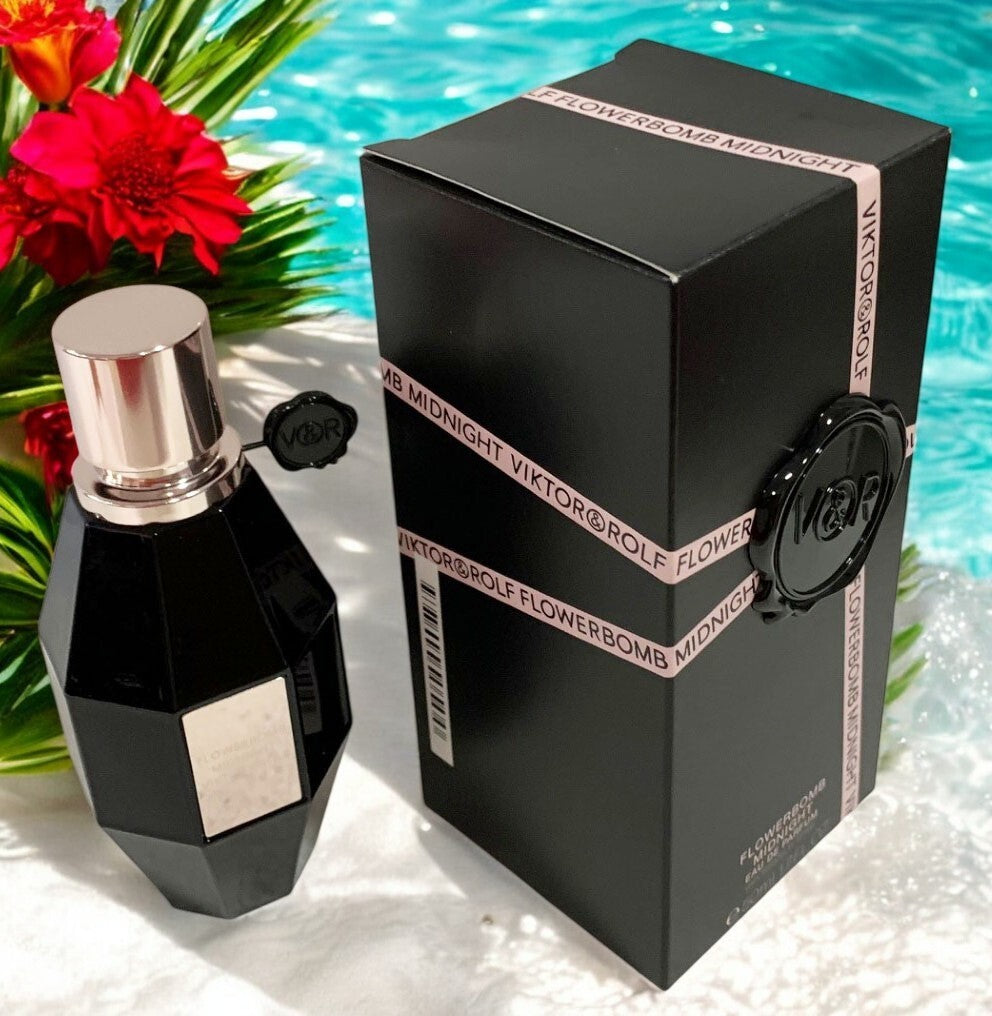 Viktor & Rolf Flowerbomb Midnight Eau de Parfum Spray - 50ml / 1.7oz Unsealed