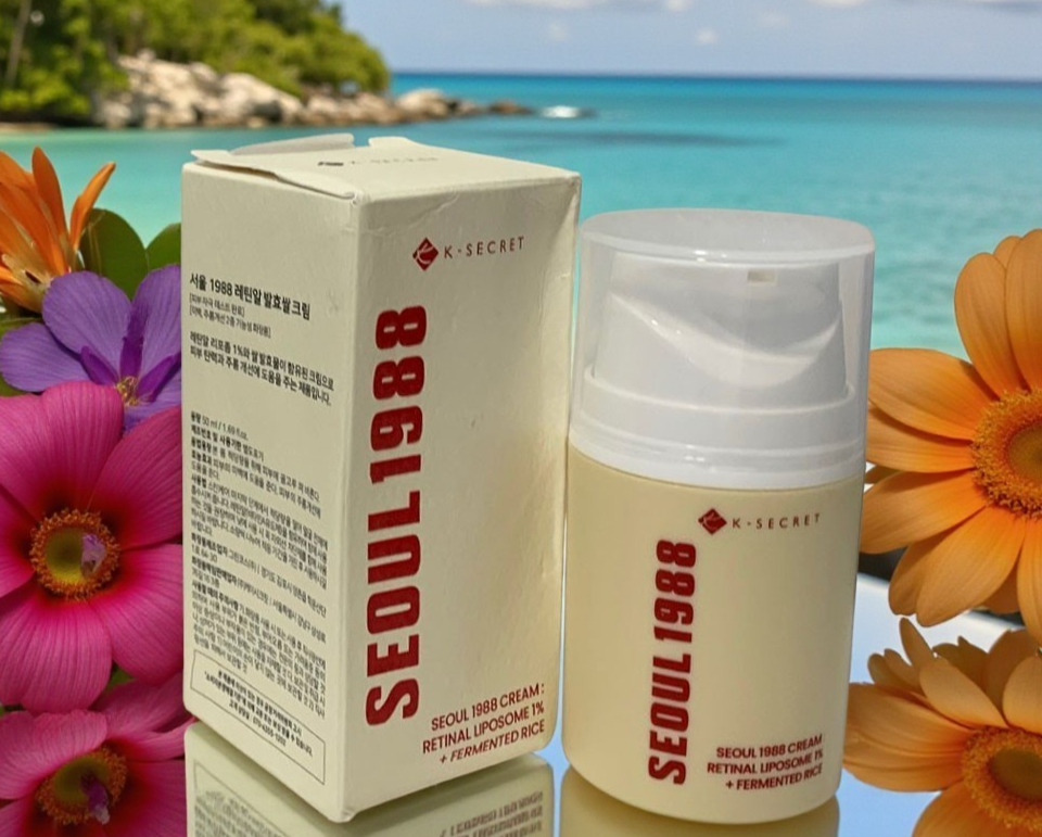 K-Secret Seoul 1988 Cream Retinal Liposome 1% + Fermented Rice 1.7oz Anti-Aging