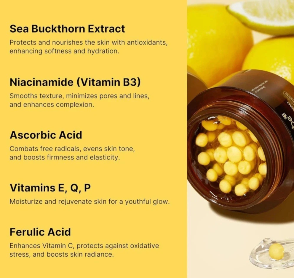 Medicube Deep Vita C Capsule Cream-Brightening & Hydrating Vitamin C Moisturizer