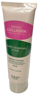 CKD RETINO COLLAGEN 300 Da TRIPPLE POWER PORE CLEANSING FOAM 150ml /5.7oz