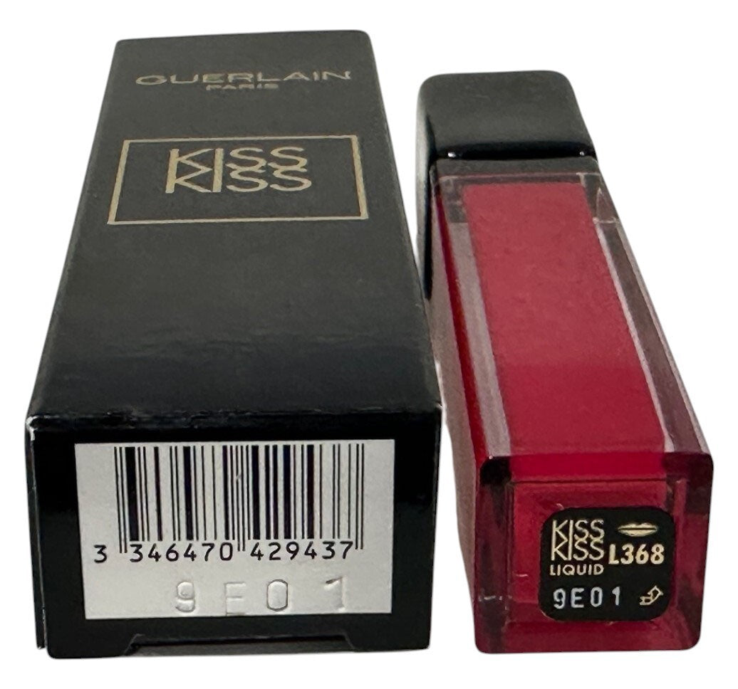 Guerlain Kiss Kiss Liquid Lipstick Matte Finish L368 Charming Matte 0.19oz/5.8ml