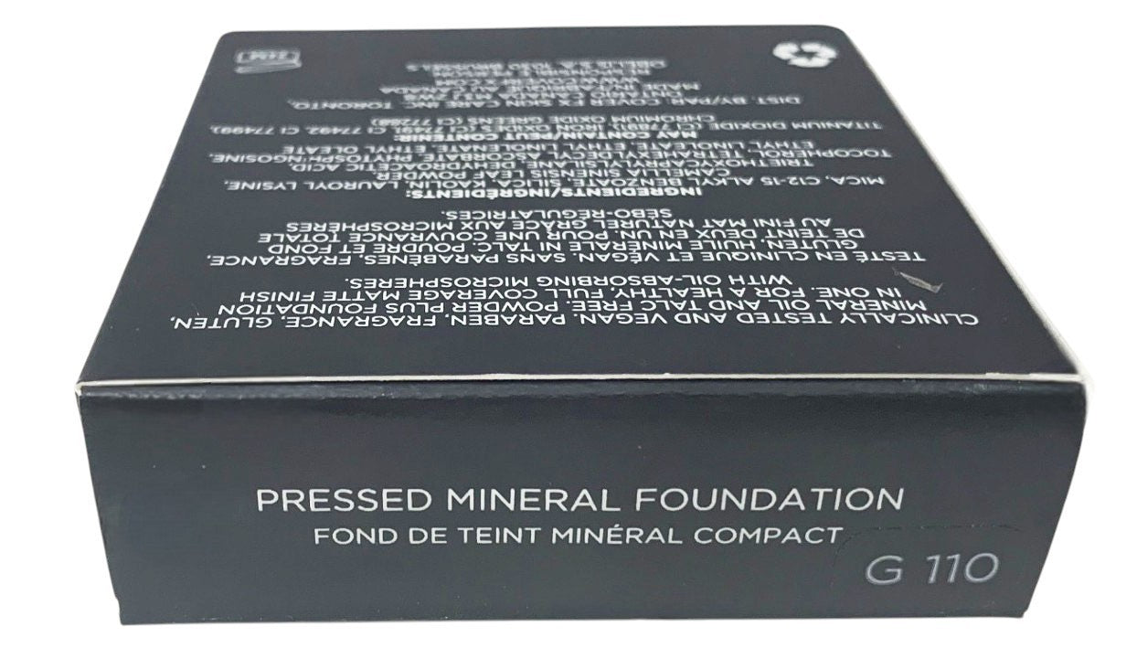 Cover FX Pressed Mineral Foundation Compact G 110 - 0.42 oz /12g New in Box