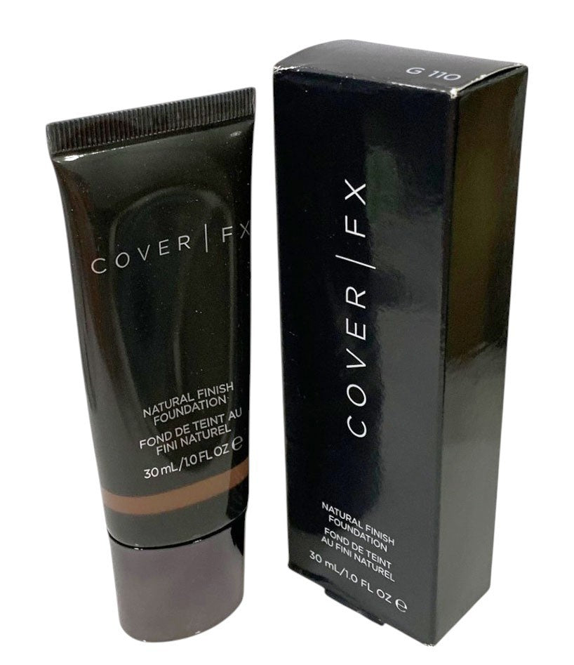 Cover FX Natural Finish Foundation - G 110 - 1oz/30ml -Sealed - New in Box