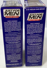 2-Just For Men Autostop Comb-In Easy No-Mix Haircolor A-40 Medium Dark Brown