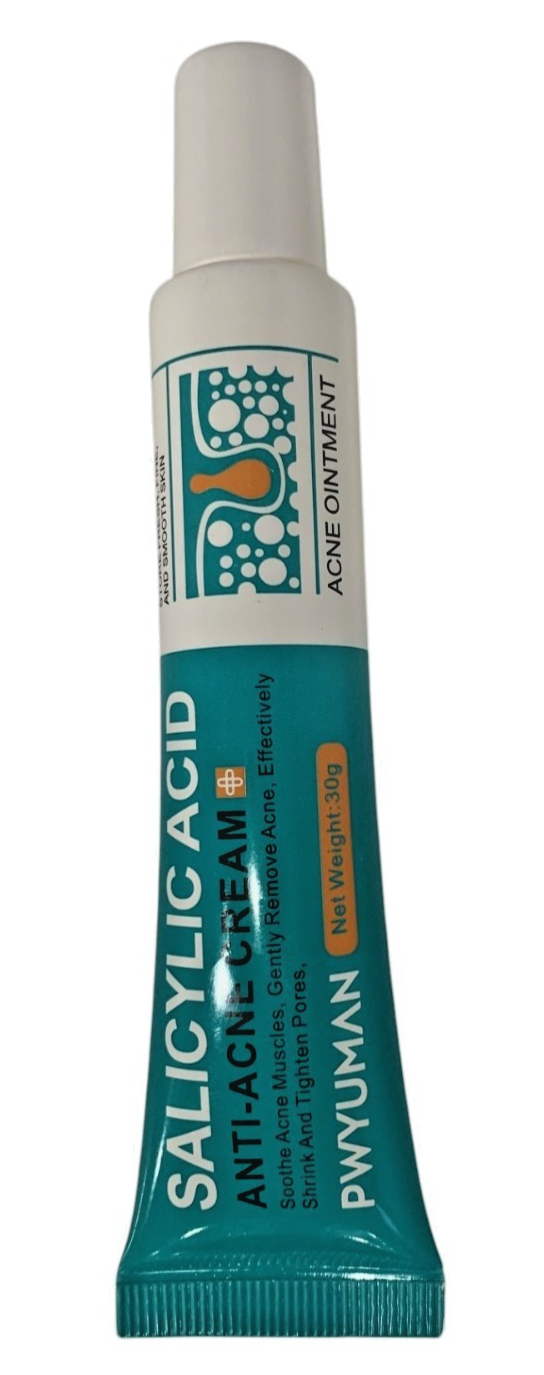 Salicylic Acid Acne Cream Anti-Pimple Spot Treatment Oil Control Skin Care 30ml