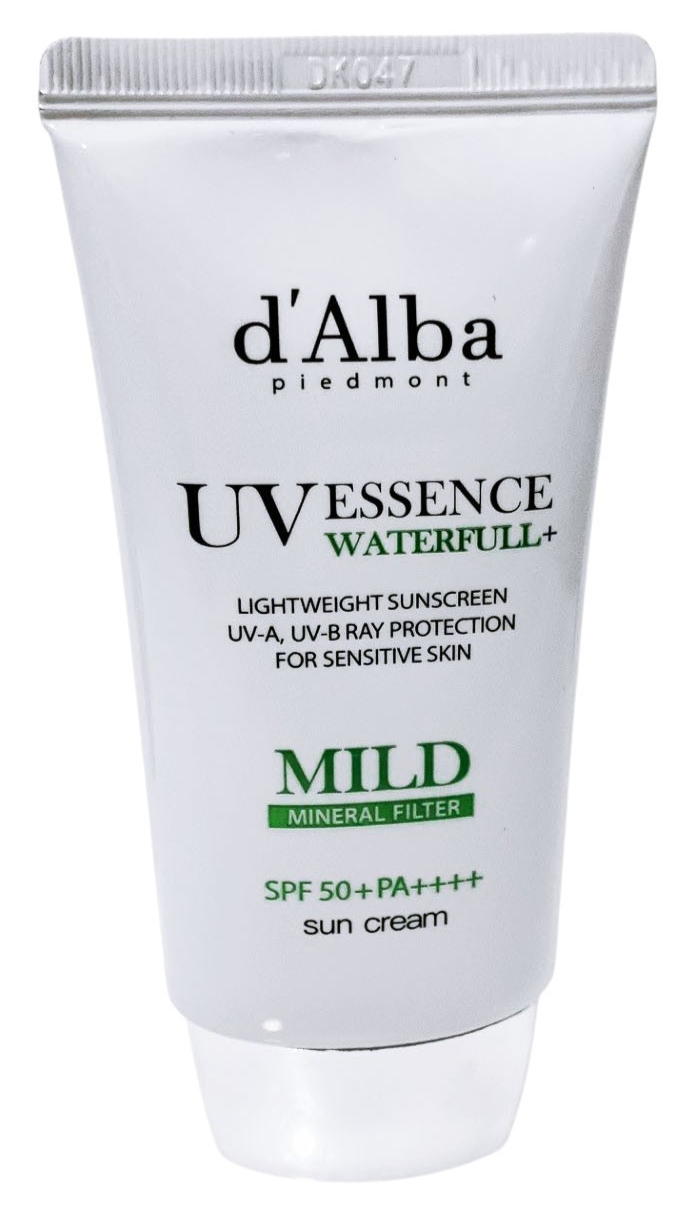 D'ALBA UV ESSENCE WATERFULL  MILD Sun Cream SPF50+ PA++++ 4 SENSITIVE SKIN 1.7oz