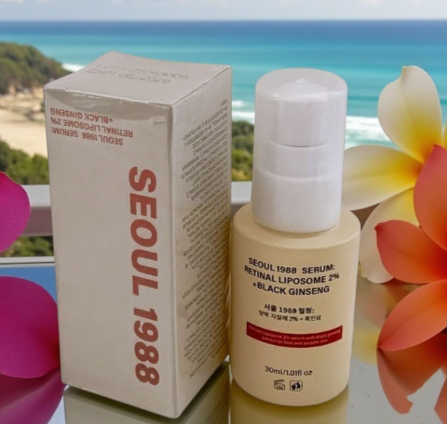 SEOUL 1988 Serum, 2% Retinal Liposome 2% + Black Ginseng Skin Care 30ml/1oz