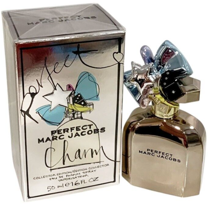 Marc Jacobs Perfect Charm Collector Edition EDP Spray 1.6Oz AUTHENTIC SEALED