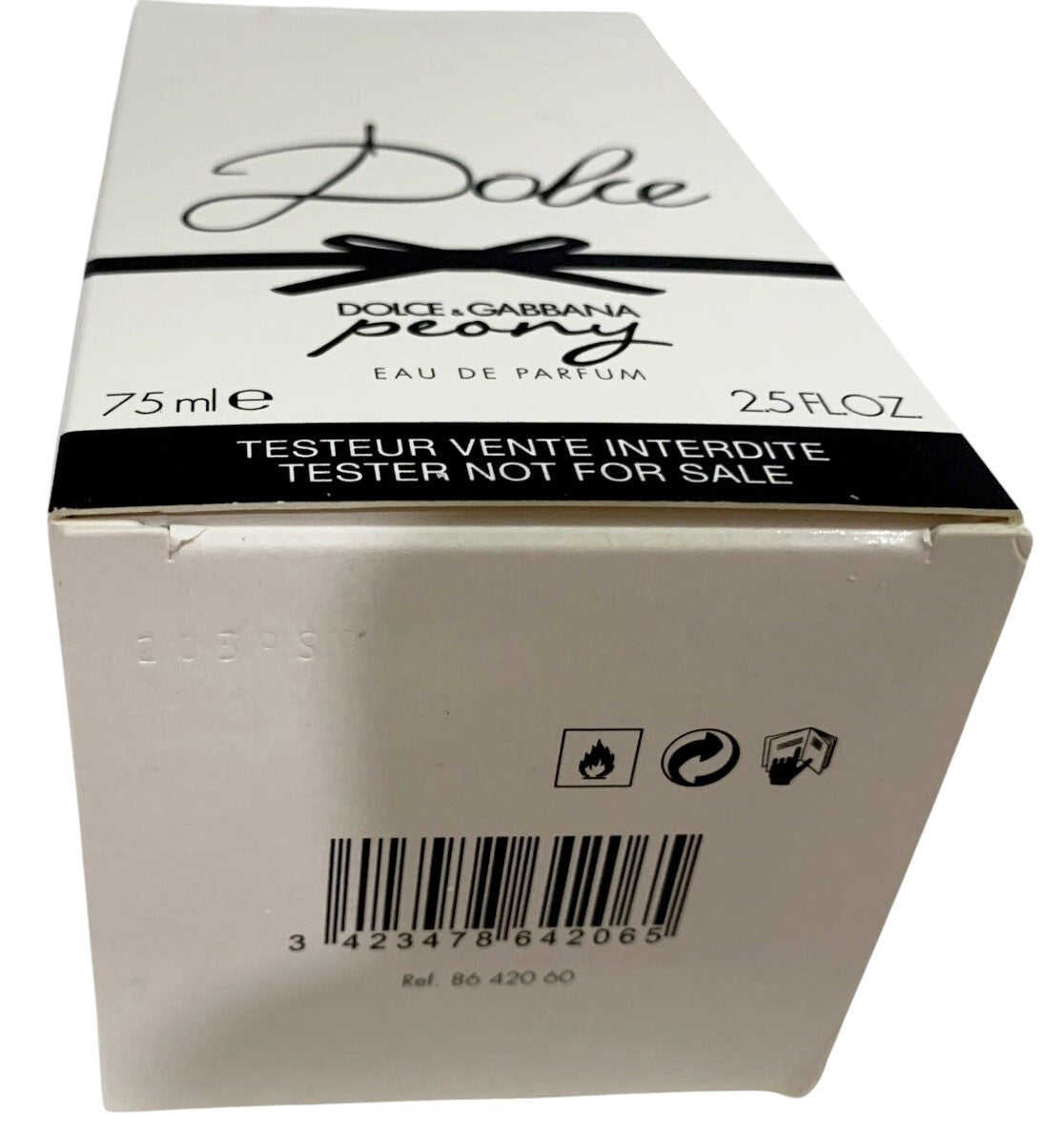 Dolce Peony by Dolce & Gabbana 2.5oz Eau De Perfume for Women New In White Box
