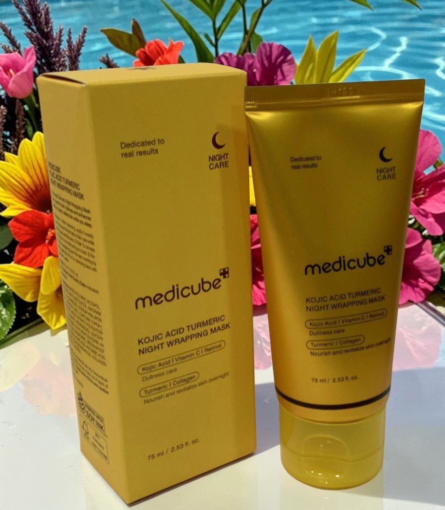 Medicube Kojic Acid Turmeric Night Wrapping Mask 75ml Brightening Care Exp 08/28