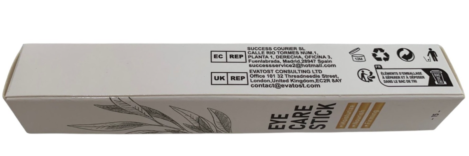 5% Caffeine Eye Serum Anti-Aging Under Eye Roller Cream for Dark Circles Puffin
