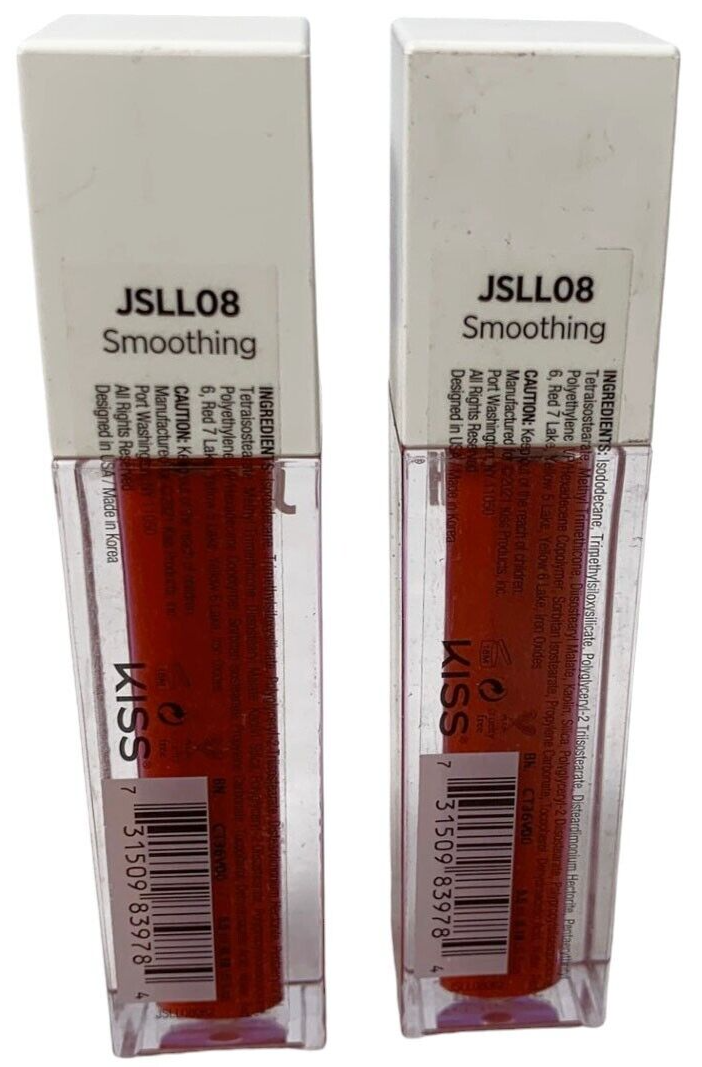 JOAH ENDLESS LONGWEAR LIP COLOR JSLL08 SMOOTHING PACK OF 2