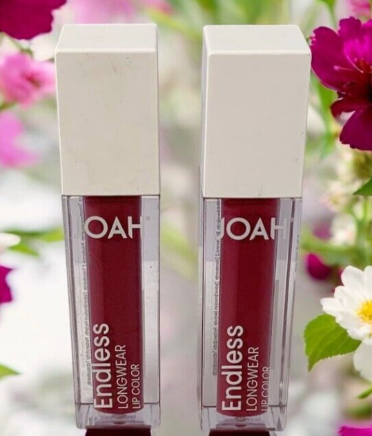 JOAH ENDLESS LONGWEAR LIP COLOR JSLL06 CHIT-CHAT PACK OF 2