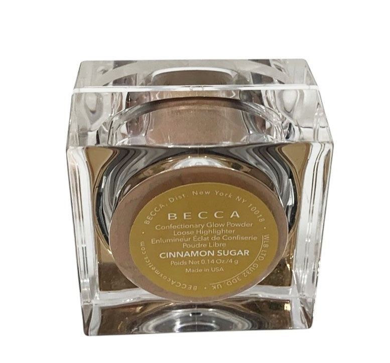 BECCA Chrissy Confectionary Glow Powder  CINNAMON SUGAR Highlighter .14 oz New