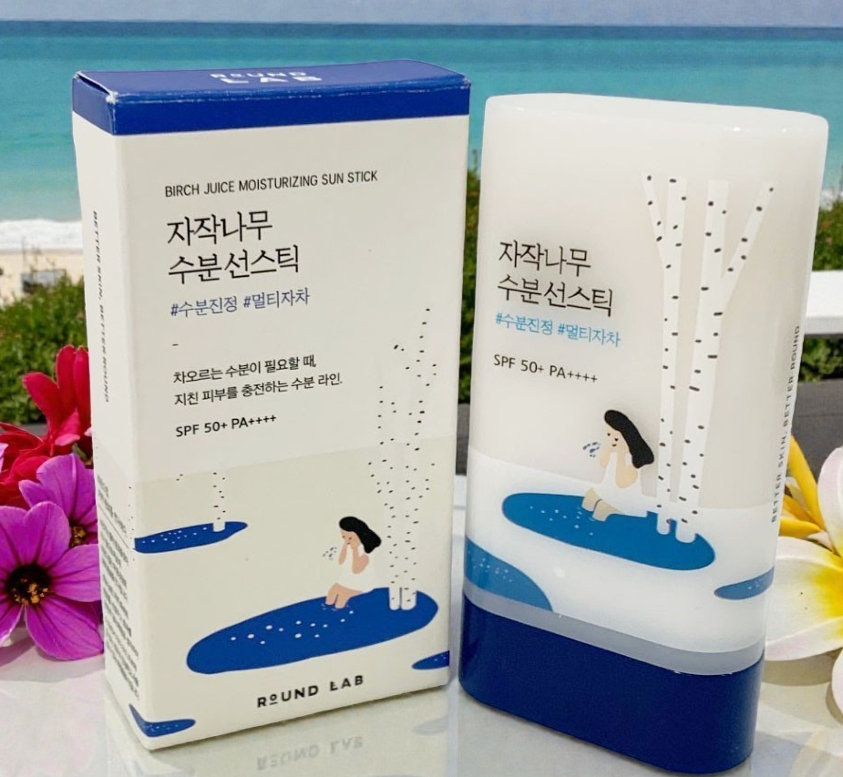 ROUND LAB Birch Juice Moisturizing Sun Stick SPF50+/PA++++ 19g K-Beauty EX 01/28