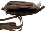 Brown Soft Cowhide Leather Small Handbag Crossbody Shoulder Bag  Purse for Women