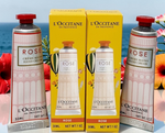 L’Occitane Provence Around The World Rose Hand Cream 30ml/1oz Set of 2 Ex 7/28