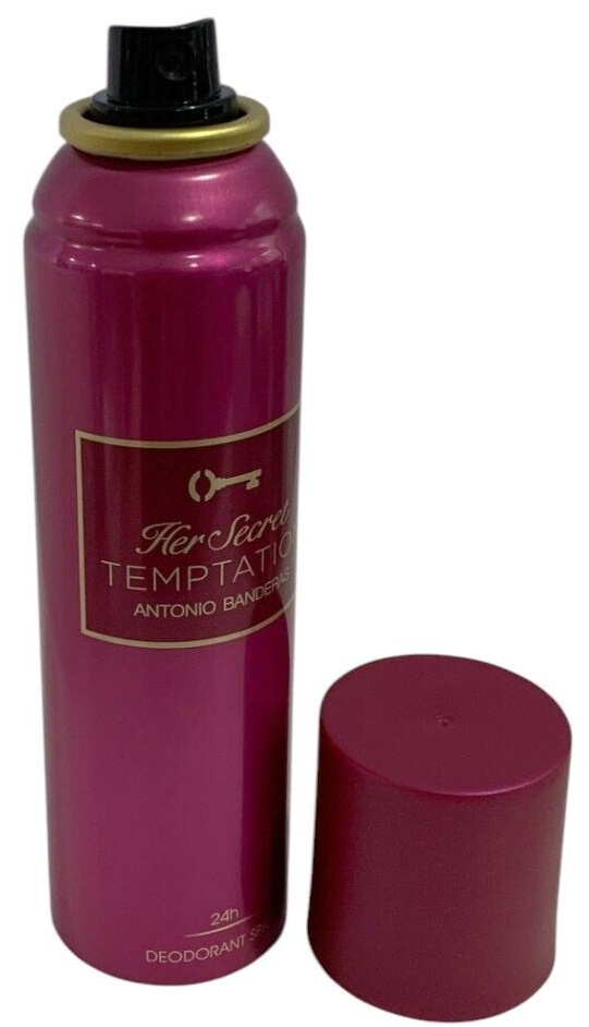Antonio Banderas Her Secret Temptation 24h Deodorant Spray 5.1oz 2 Pack