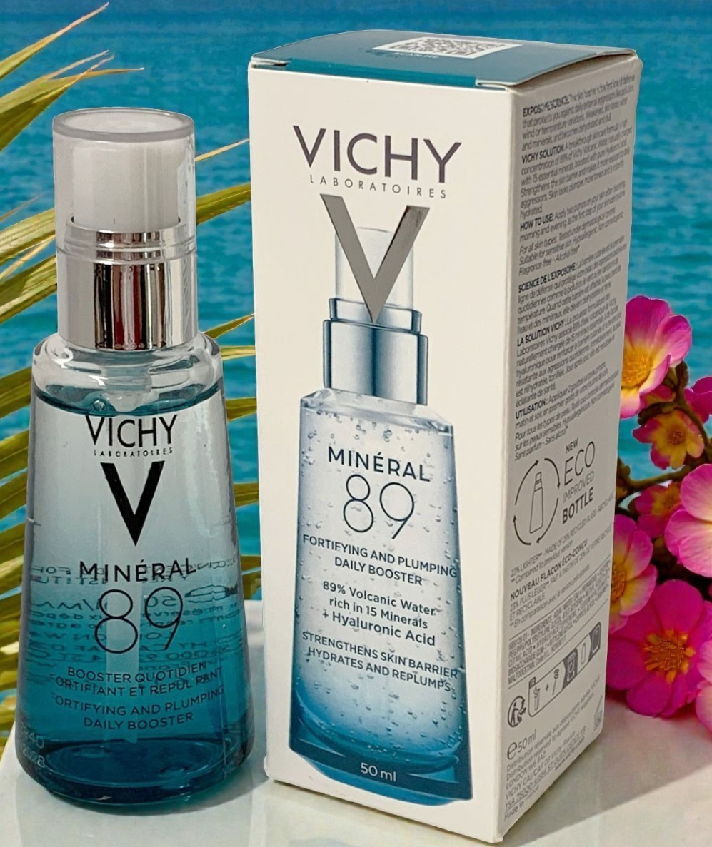 Vichy Mineral 89 Skin Fortifying Daily Booster  1.69oz Hyaluronic Acid EXP 09/28