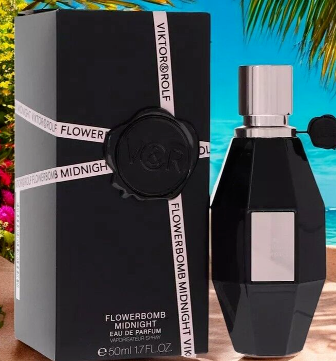 Viktor & Rolf Flowerbomb Midnight Eau de Parfum Spray - 50ml / 1.7oz New Sealed