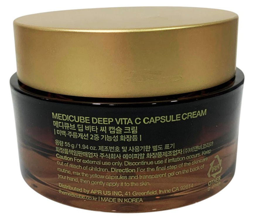 Medicube Deep Vita C Capsule Cream-Brightening & Hydrating Vitamin C Moisturizer