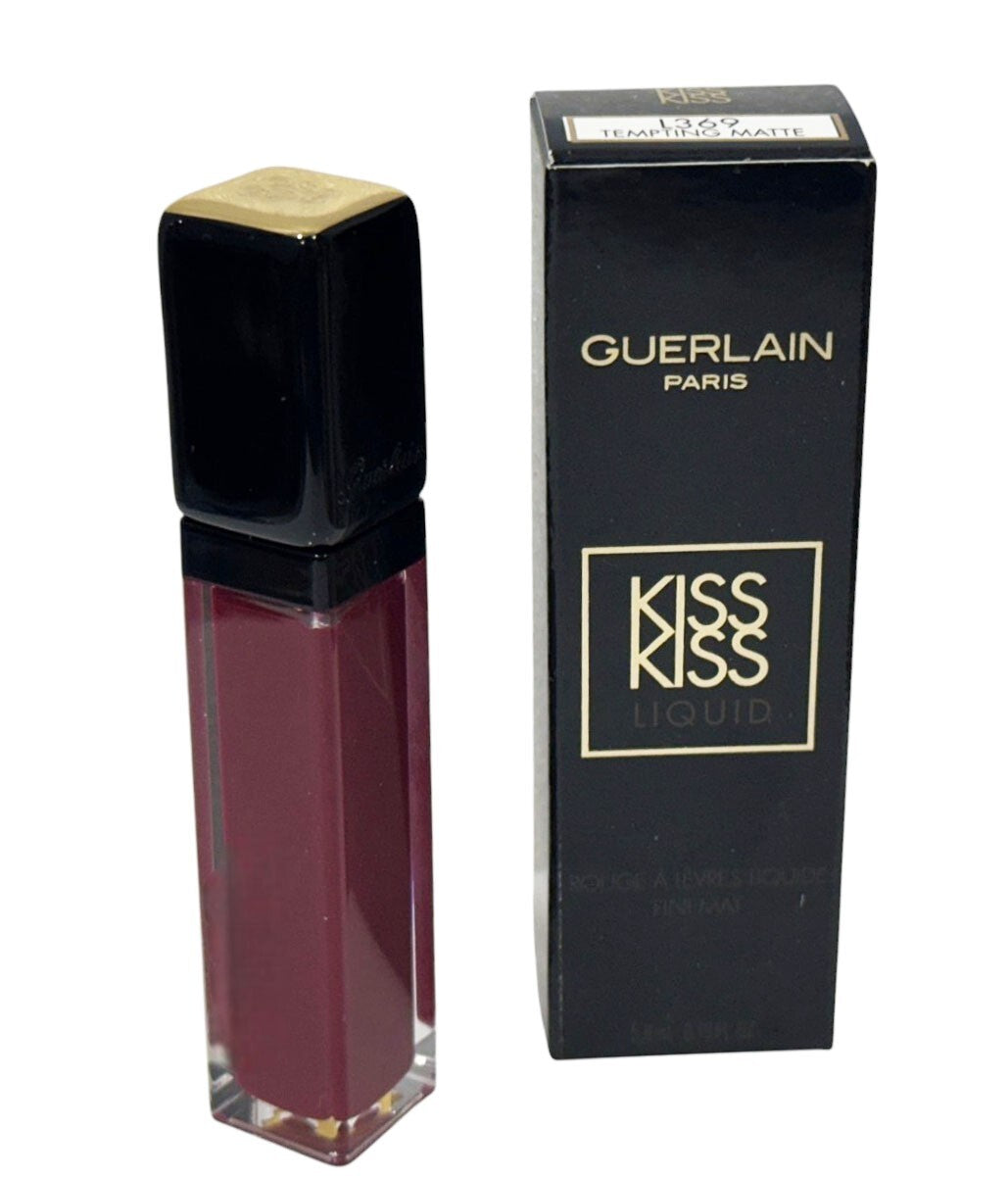 Guerlain Kiss Kiss Liquid Lipstick Matte Finish L369 Tempting Matte 0.19oz/5.8ml
