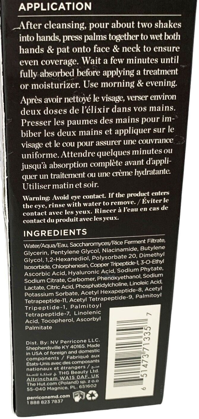 Perricone MD Cold Plasma Plus+ The Essence 4.7 oz/140 ml - New In Box