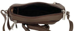 Brown Soft Cowhide Leather Small Handbag Crossbody Shoulder Bag  Purse for Women
