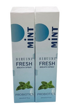 SIRUINI PROBIOTICS FRESH BREATH MINT MOUTH SPRAY ORAL HEALTH FORMULA 20ml-2 pack