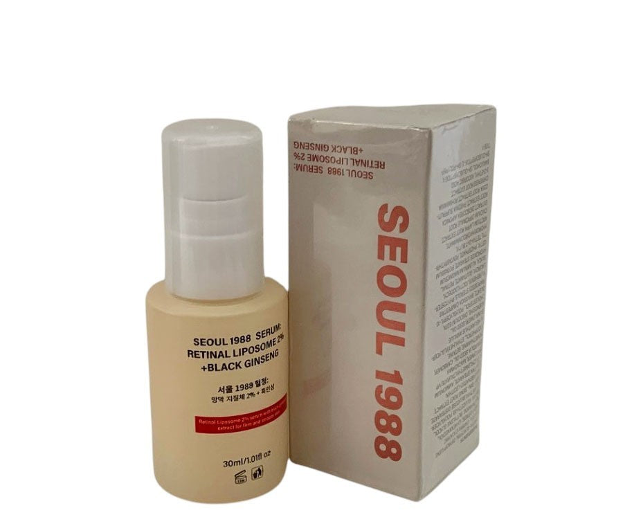 SEOUL 1988 Serum, 2% Retinal Liposome 2% + Black Ginseng Skin Care 30ml/1oz
