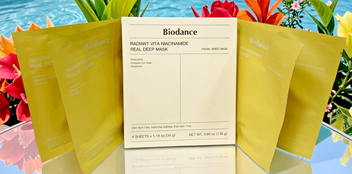 Biodance RADIANT VITA NIACINAMIDE REAL DEEP MASK PACK 34g x 4ea - DARK SPOT CARE