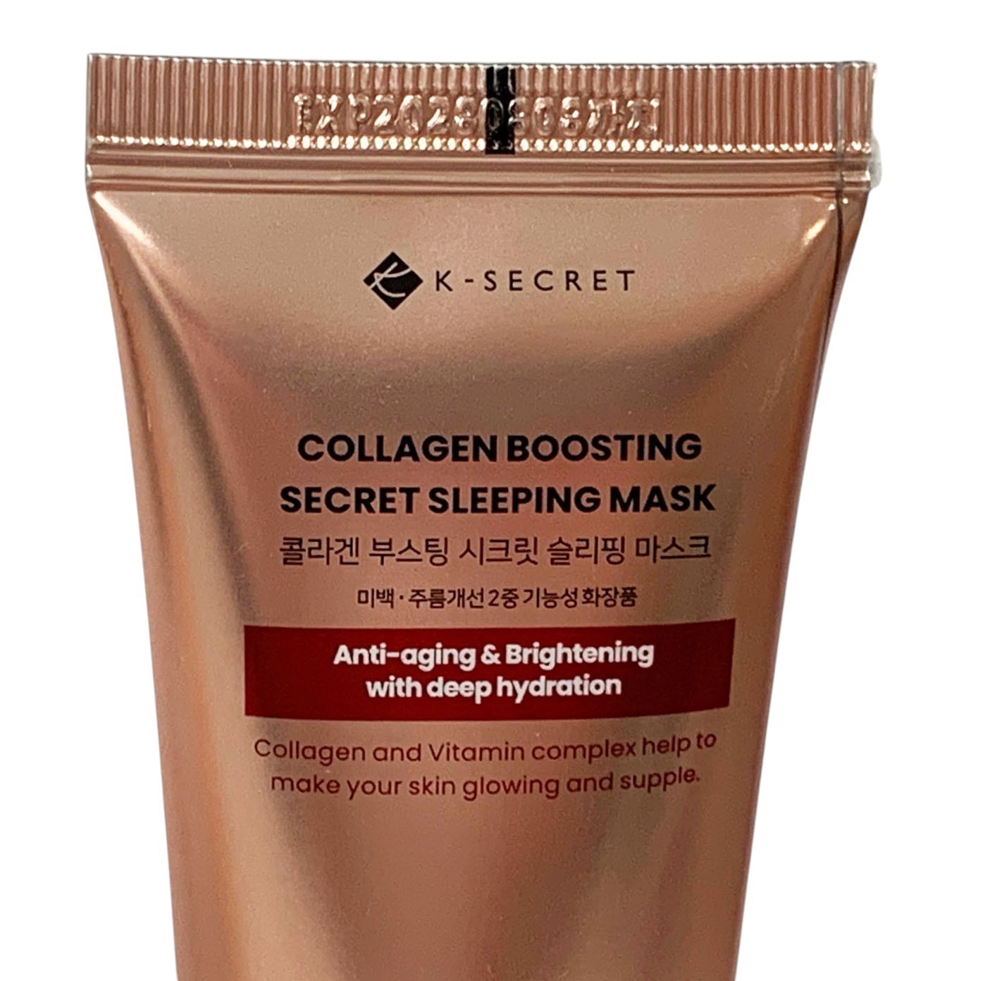 K-SECRET Collagen Boosting Secret Sleeping Mask 60ml Anti Aging Cream EXP 08/28