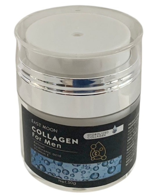 COLLAGEN CREAM for MEN Anti WRINCLE with RETINOL HYALURONIC ACID VITAMIN E 1.7oz