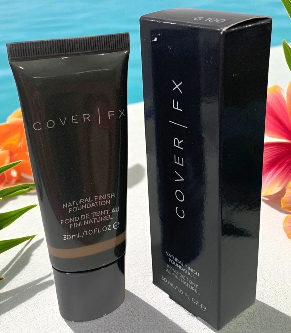 Cover FX Natural Finish Foundation - G 100 - 1oz/30ml -Sealed - New in Box
