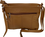 Brown Lt Cowhide Leather Small Handbag Crossbody Shoulder Bag  Purse for Women