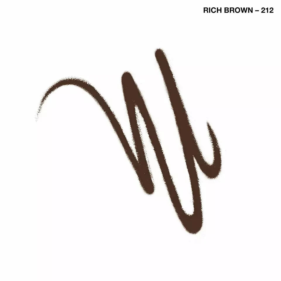 Rimmel Exaggerate Waterproof 10 Hr Eye Definer 212 Rich Brown 0.28g/0.1oz Sealed