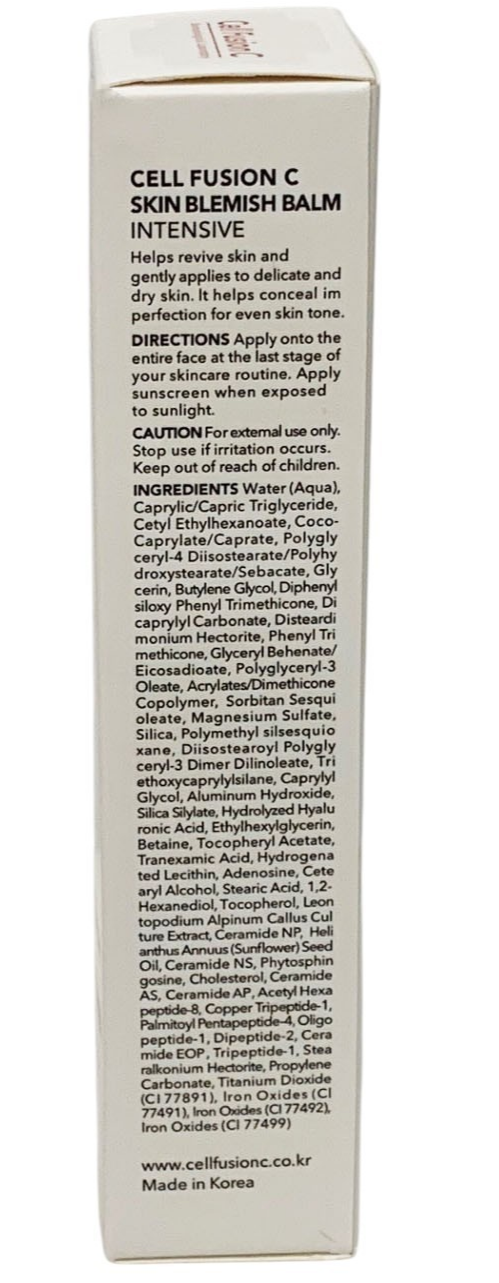 Cell Fusion C Skin Blemish Balm Intensive Repair Solutions 40ml/1.35oz Exp 10/28