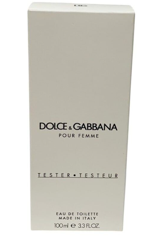 DOLCE & GABBANA EAU DE TOILETTE SPRAY 100ml /3.3oz for WOMEN New Same As Photo