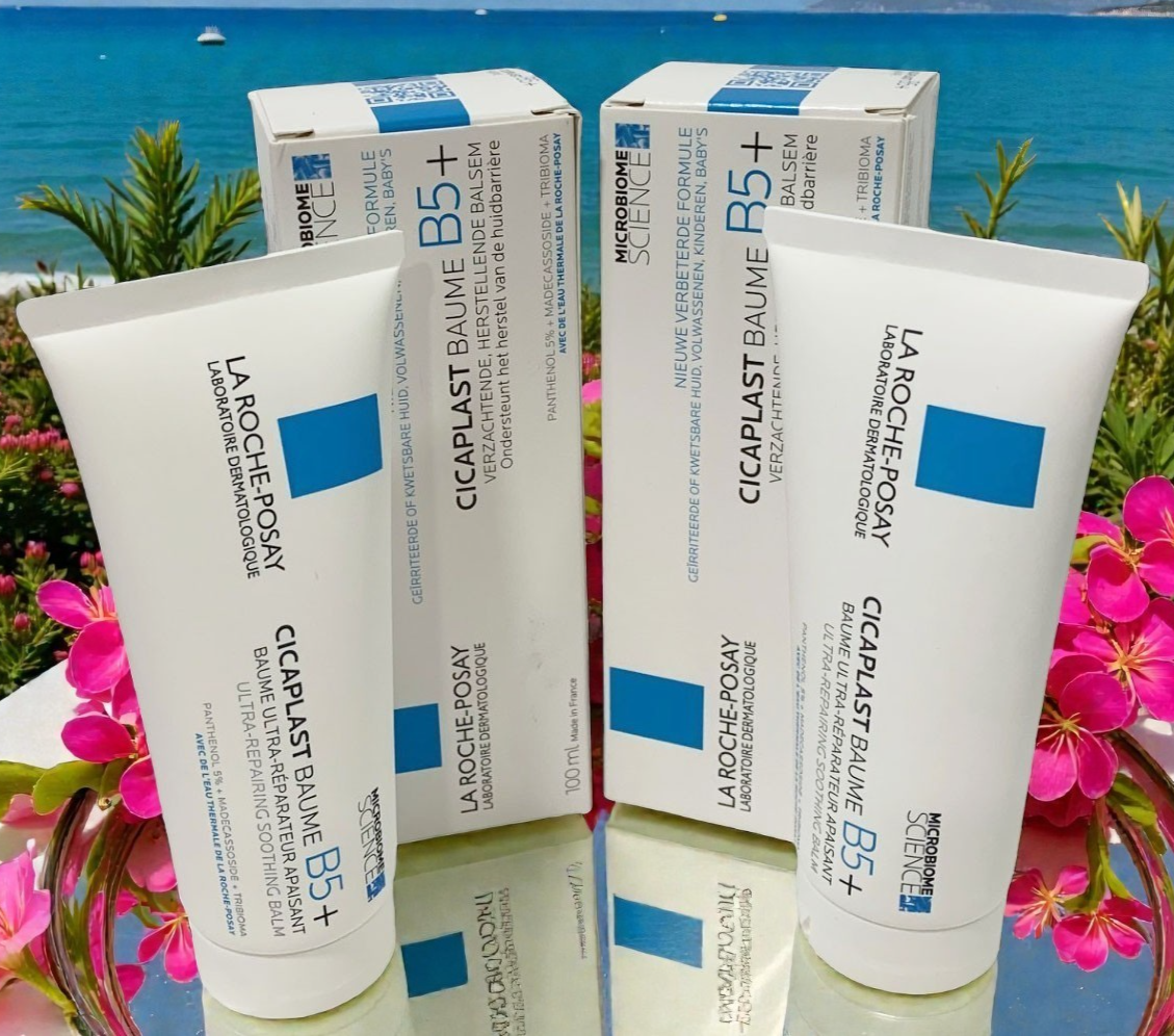 La Roche Posay Cicaplast Baume B5+ Ultra-Repairing Soothing Balm 3.3oz Set of 2