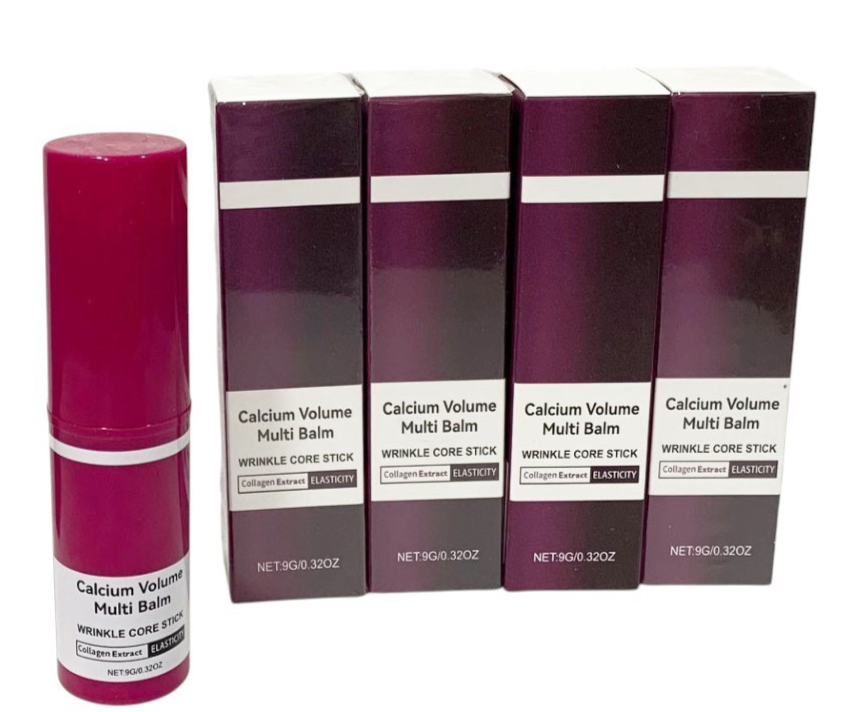 Calcium Volume Multi Balm Wrinkle Core Stick  Anti-aging 9g Pack of 4 Exp 11/28