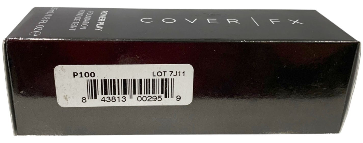 Cover FX Power Play Foundation P  100 Full Size 1.18 oz/35ml, Made in Italy