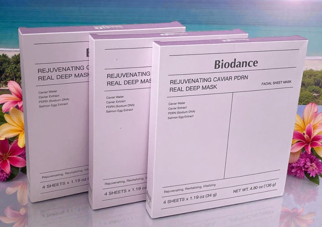 Biodance Rejuvenating Caviar PDRN Real Deep Mask 12 Sheets Korean New EXP 09/28