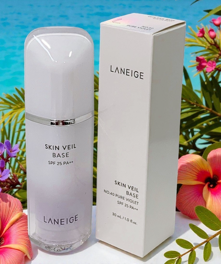 LANEIGE Skin Veil Base #No.40 PURE VIOLET SPF25 PA++ 30ml Fresh Exp 05/2028