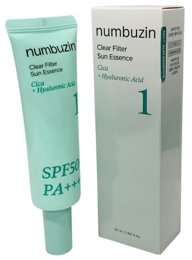 NUMBUZIN No.1 Clear Filter Sun Essence 50ml/1.69oz SPF50+ PA++++ EXP 03/28