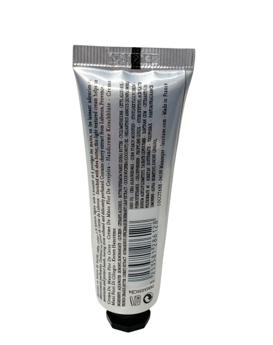 L’Occitane En Provence Shea Butter, Rose, Cherry Blossom Hand Cream 1oz Set of 4