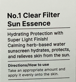 NUMBUZIN No.1 Clear Filter Sun Essence 50ml/1.69oz SPF50+ PA++++ EXP 03/28