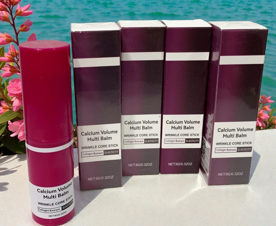 Calcium Volume Multi Balm Wrinkle Core Stick  Anti-aging 9g Pack of 4 Exp 11/28
