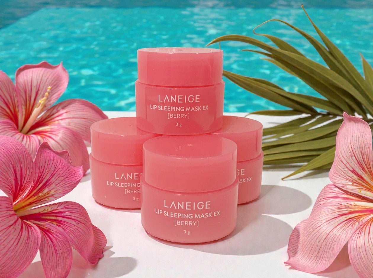 LANEIGE Lip Sleeping Mask EX Berry 3g Lip Care Moisture Treatment Set of 4
